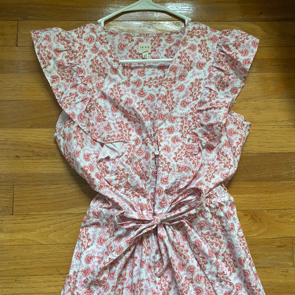 Rebecca Taylor la vie floral paisley jumpsuit medium